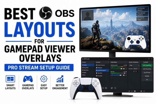 Best OBS Layouts for GamePad Viewer Overlays: Pro Stream Setup Guide