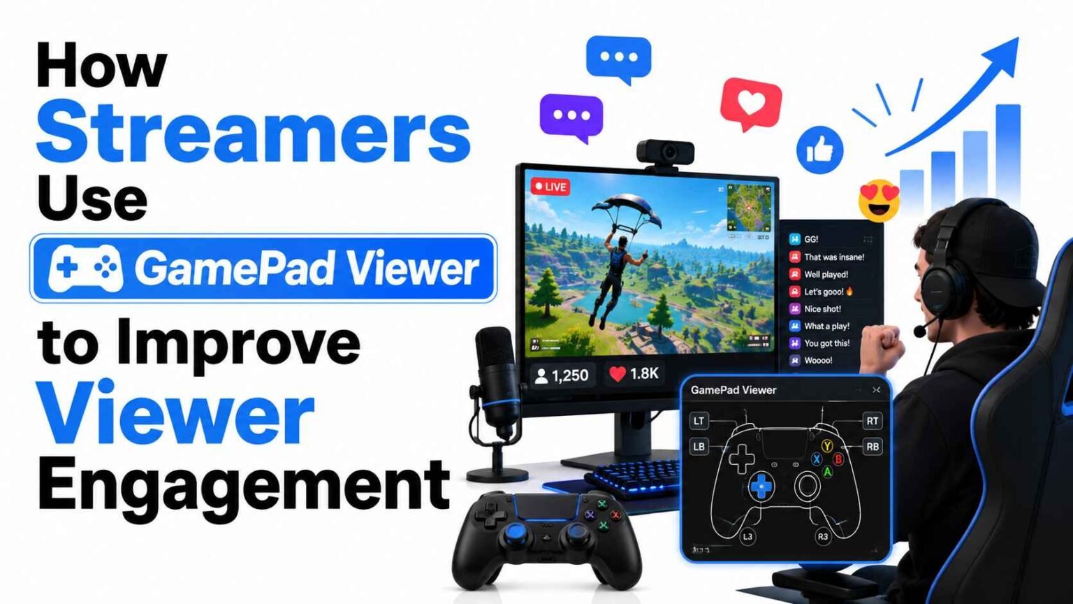 How Streamers Use GamePad Viewer to Improve Viewer Engagement