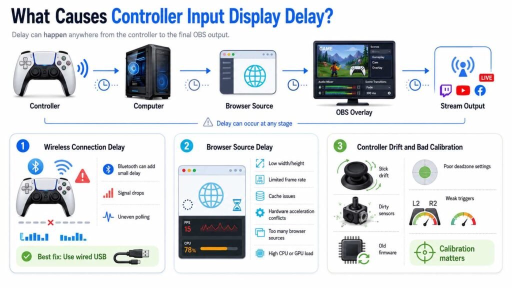 What Causes Controller Input Display Delay?